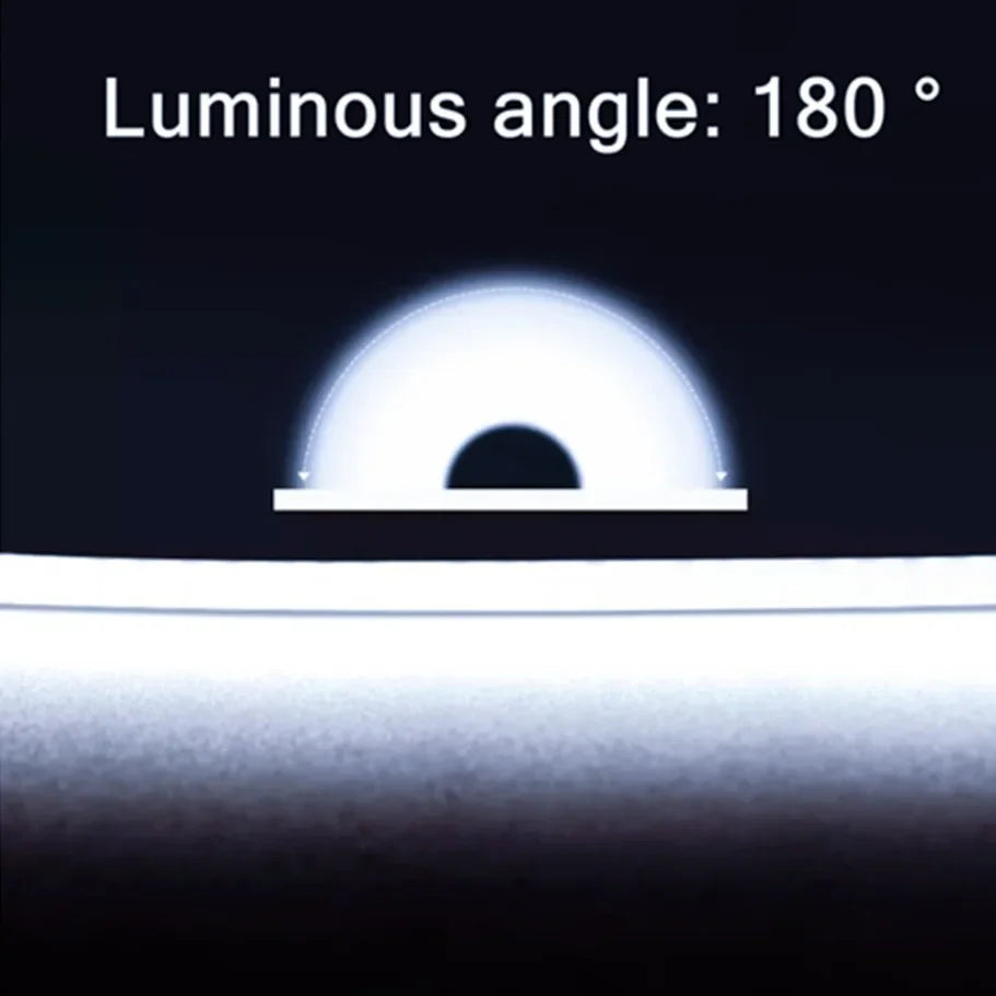 3mm Ultra Thin 12V Colorful COB LED Strip Dimmable 3000K 4000K 6000K High Density Flexible Light 400LEDs For DIY Home Decor Lamp