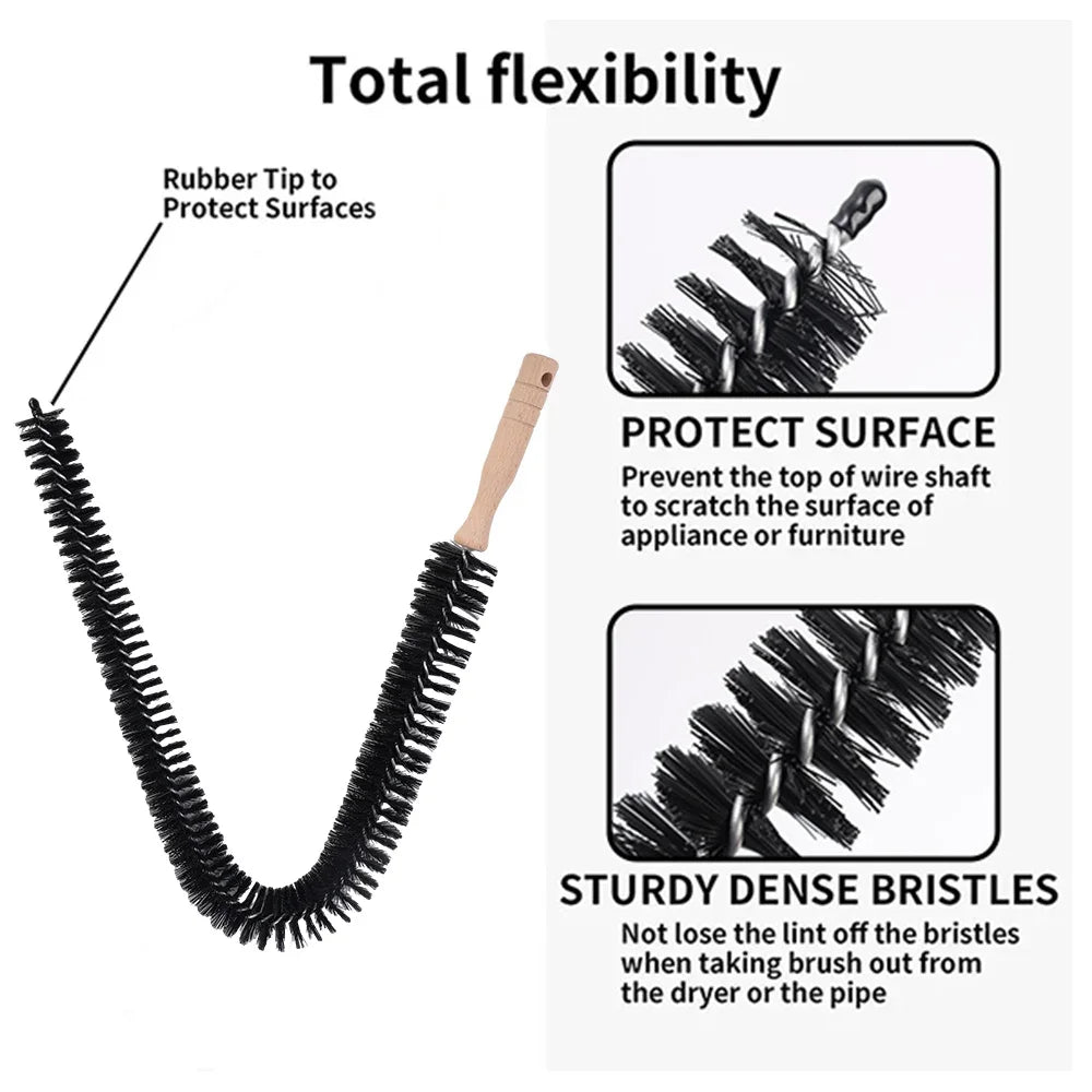 Flexible Long Pipeline Cleaning Brush Multipurpose Washing Machine Dryer Lint Remover Kitchen Sewer Dust Cleaner Brushes Tools