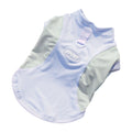 Breathable Cooling Dog T-Shirt with Ice Silk Material for Cats and Puppies - Lightweight and Soft Pet Tank Tops in Contrast