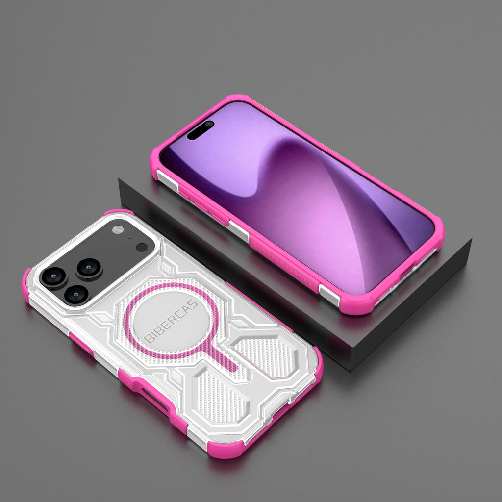 Military Armor Phone Case For iPhone 17 16 15 14 13 Pro Max 17Air 16E Magnetic Wireless Charging Anti-Drop Protective Cover