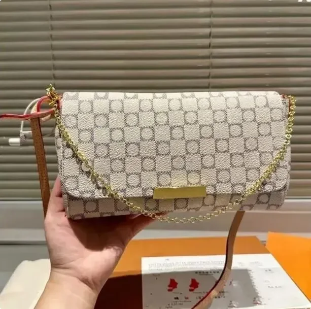 Designe s Luxury FAVORITE MM PM messenger bags Fashion women leather Shoulder Chain High Quality TOP 10A M40718 N41275 M40717 Pu