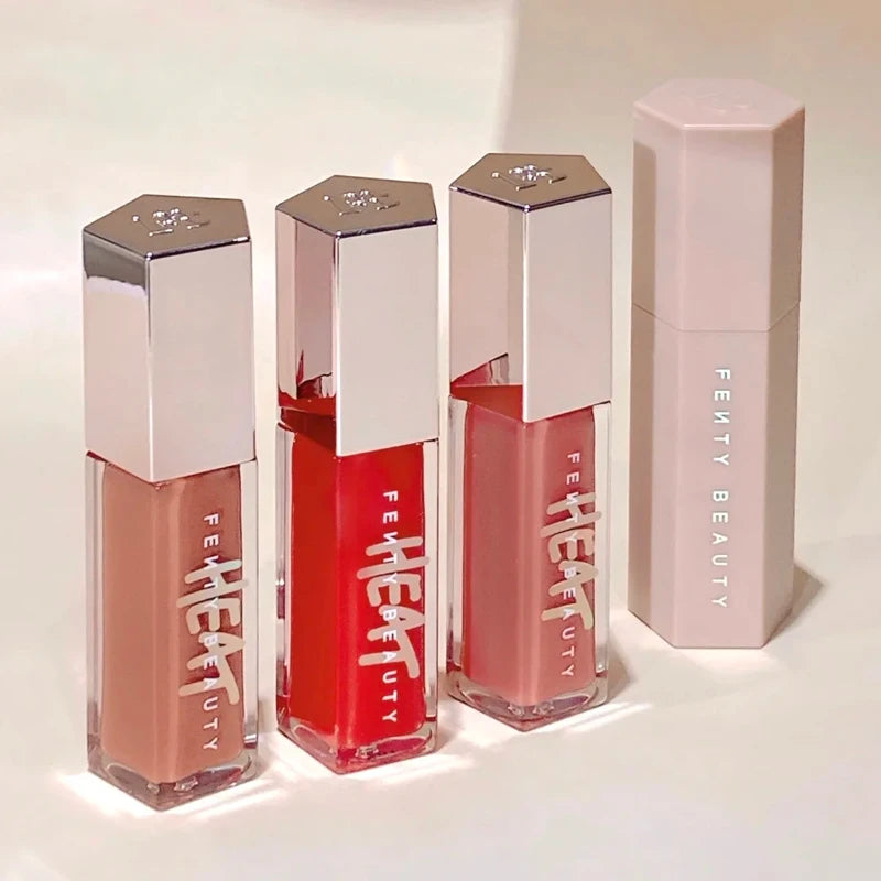 Fenty Beauty Lip Glow Long Lasting Waterproof Moisturizing Shiny Plumping Non-Sticky Glossy Lip Makeup for Daily Party Beauty
