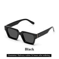 Ruiao Retro Black Millionaire Shades Luxury Sunglasses 2026 For Men Designer Famous Brand Square Sun Glasses Man Women Sunglass