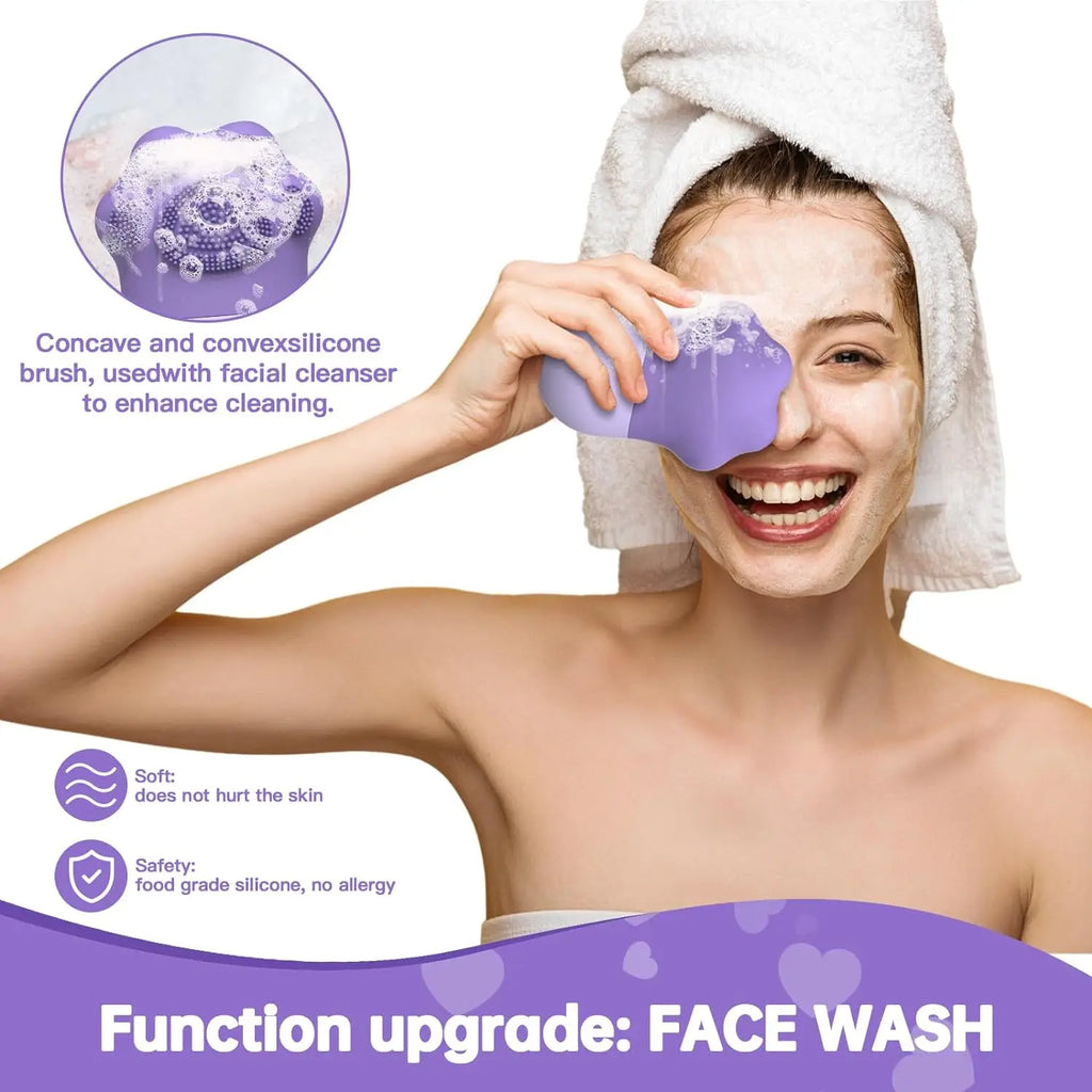 Silicone Facial Ice Roller for Skin Care Reduce Eye Puffiness and Massage Face Beauty Skin Care Tools