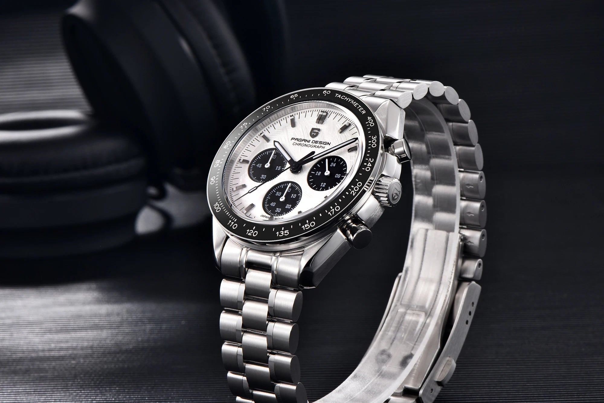 2026 New PAGANI DESIGN V5 Moon Men's Watches Top Luxury Quartz Watch For Men Chronograph Waterproof Sport Stainless Steel Clock