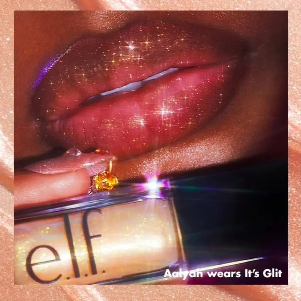 Glow Reviver Lip Oil High Shine Pearl Lip Glaze Glitter Moisturizing, Quick-Drying Non-staining Long Lasting