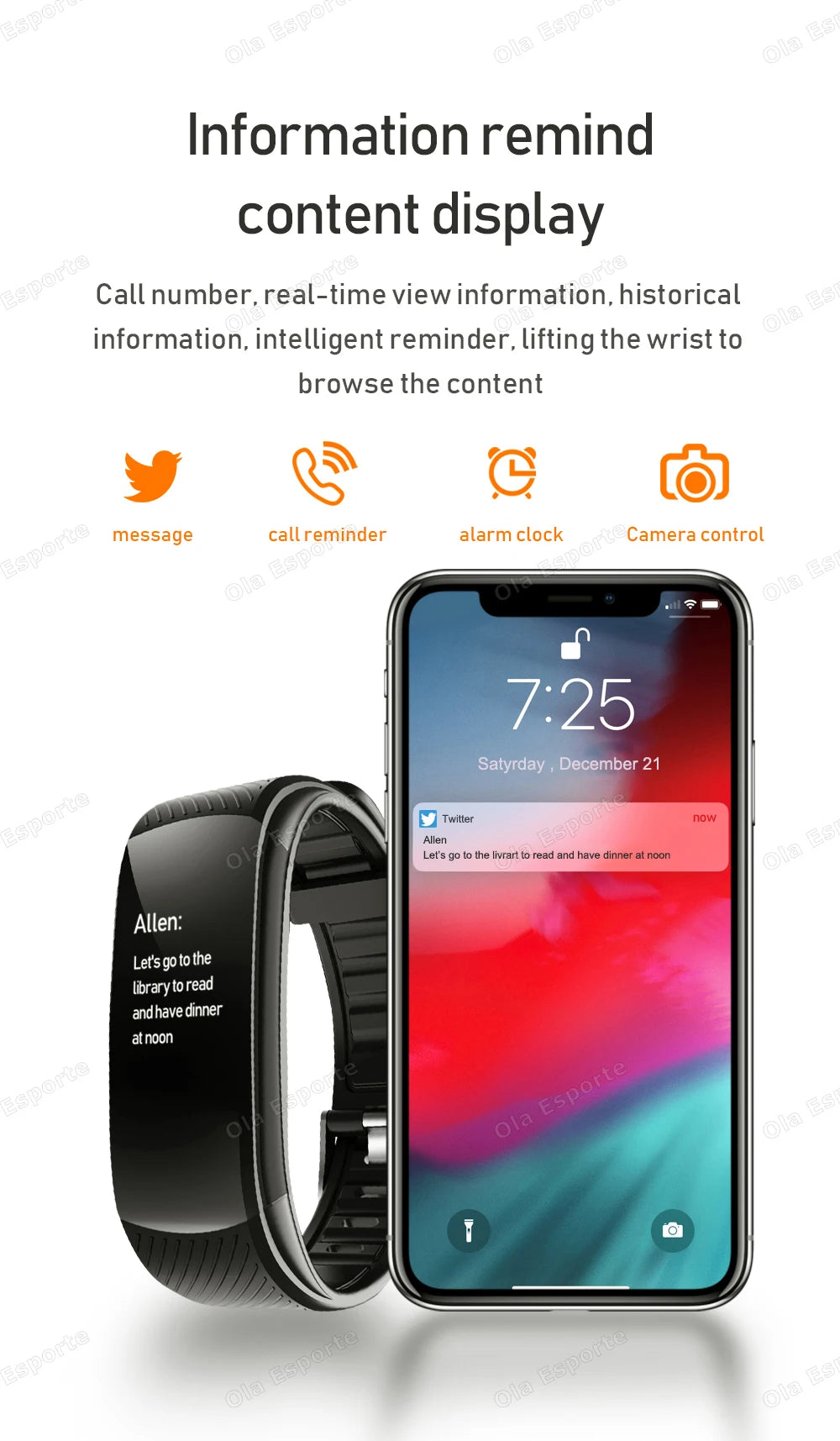 Smart Watch Men Women Bluetooth Step Counting Sports Bracelet Fitness Tracker Heart Rate Blood Pressure Sleep Smart Bracelet New
