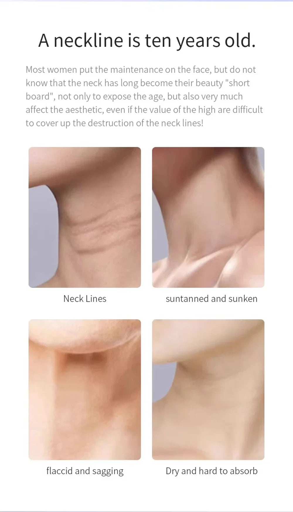 2025 Neck LED Mask 7 Colors Photon Anti-Wrinkle Skin Brightening Neck Beauty Mask Skin Tightening Neck Wrinkle Remover Skin Care