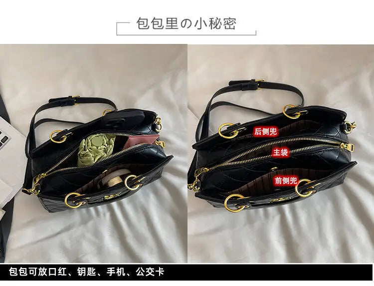 New Arrival Women's Tote Bag Unique Niche Design Stylish Commuter Essential Spacious Capacity Daily Needs Versatile Shoulder Bag