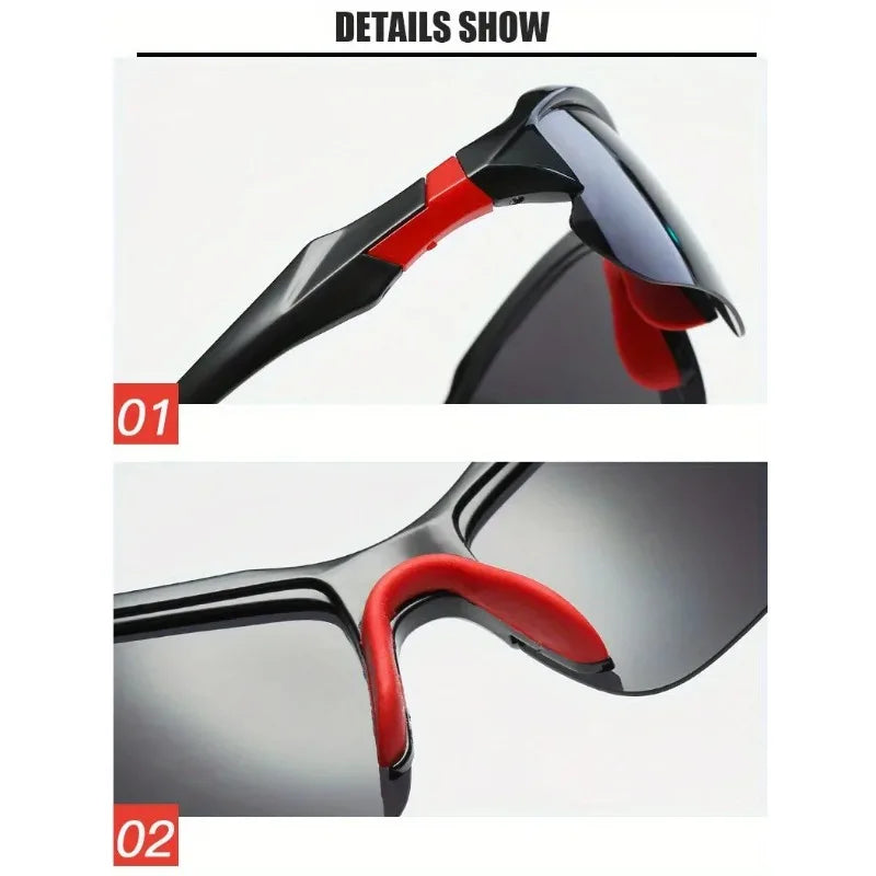 Sunglasses for Mountaineering and Cycling Outdoor Sports Protection Windproof Sports Trendy Men's Mountain Bike Glasses Goggles