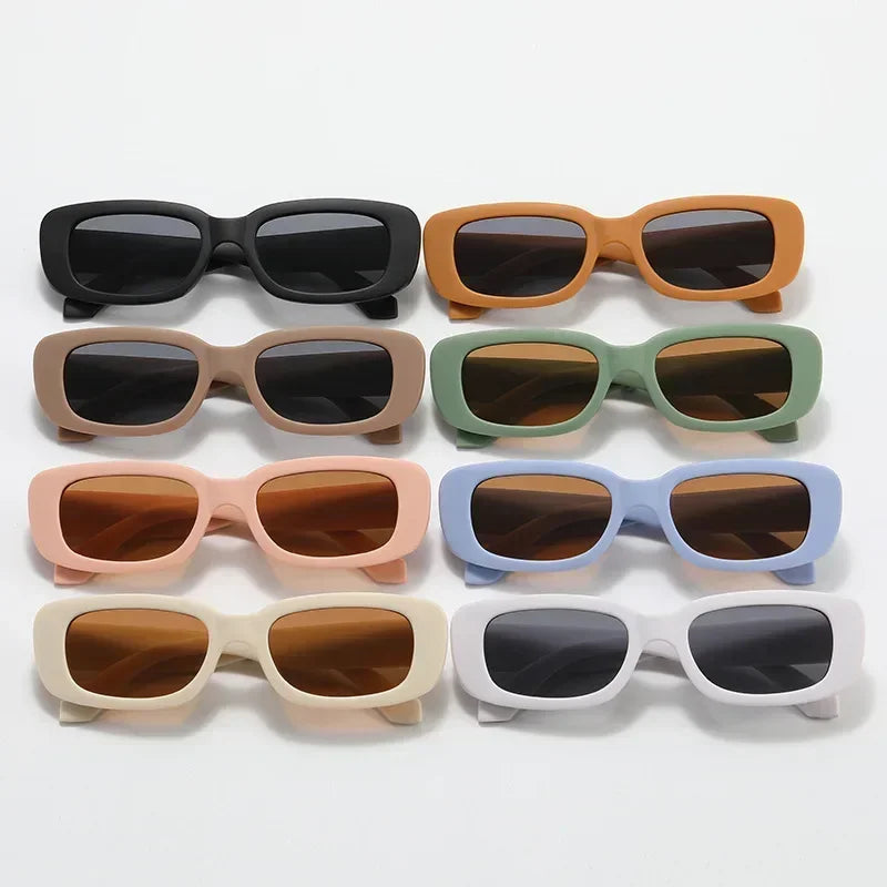 Children Cute Vintage Frosted Rectangle UV400 Sunglasses Outdoor Girls Boys Sweet Sunglasses Protection Classic Kids Sunglasses