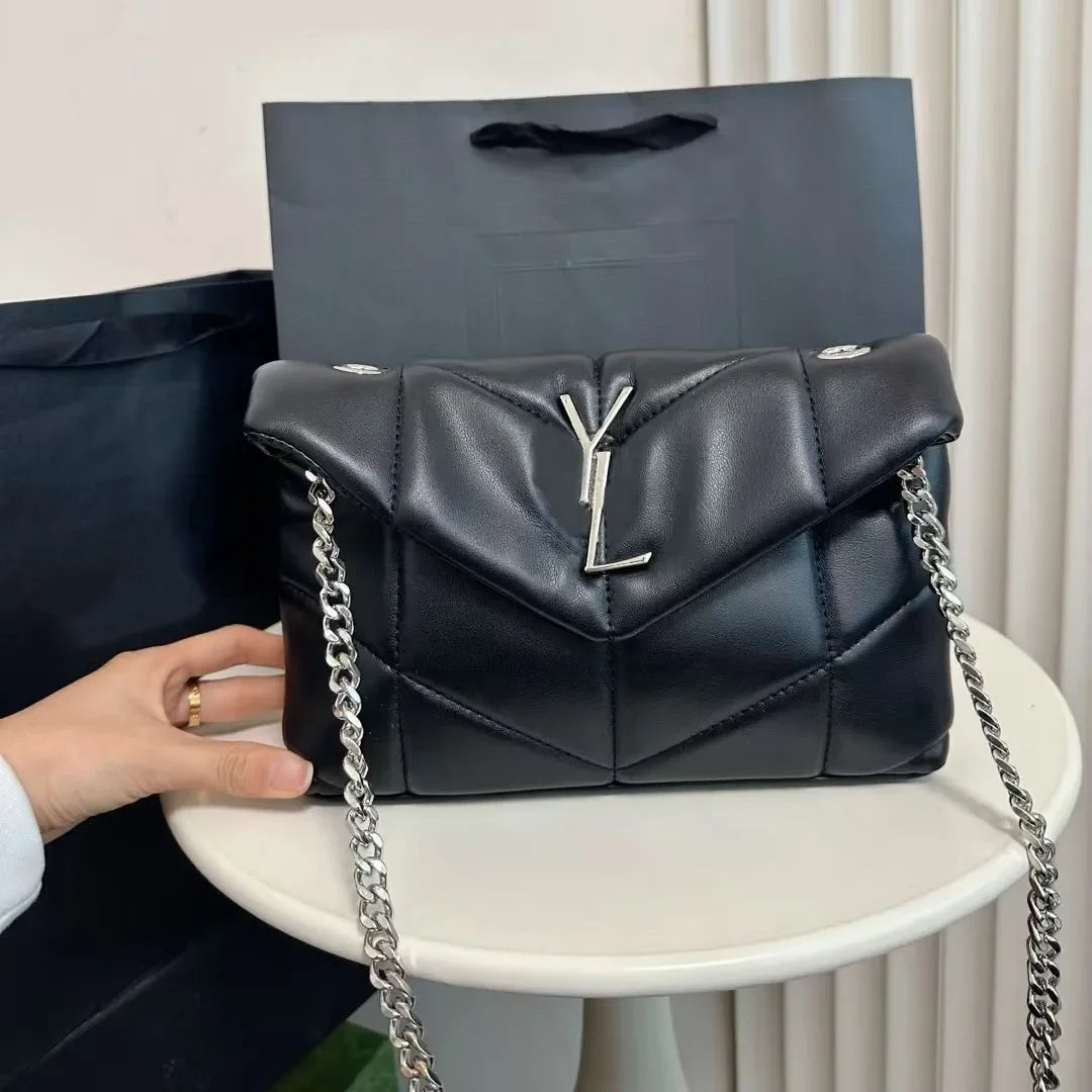 Designer Shoulder Luxury Woman Fashion Handbag Classic Womens Printed Retro Sweet Outdoors Purse Underarm Bag yslbags yslcross b