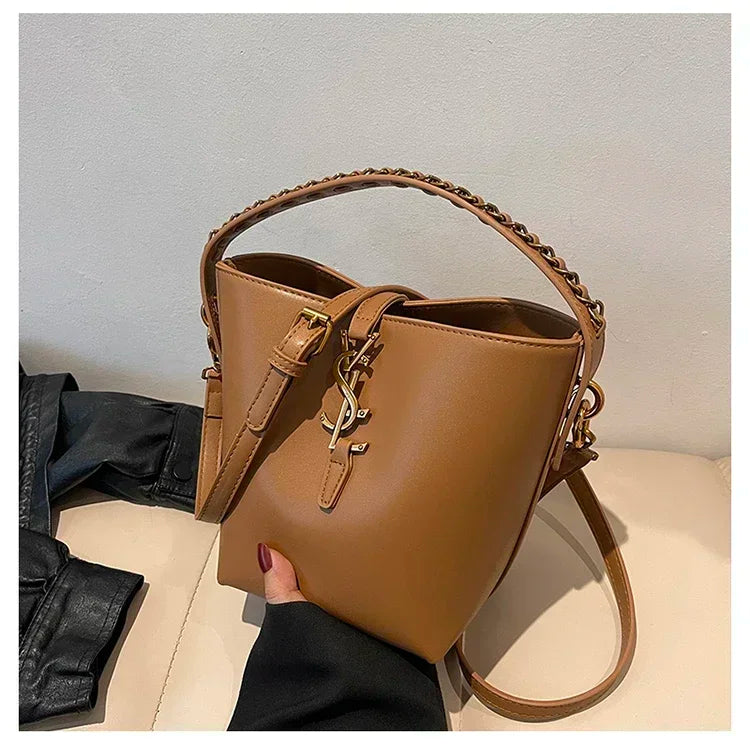 2026 Summer New! Light - Luxury Women's Bucket Bag - High - End Niche Design, Stylish Shoulder Messenger for All Occasions