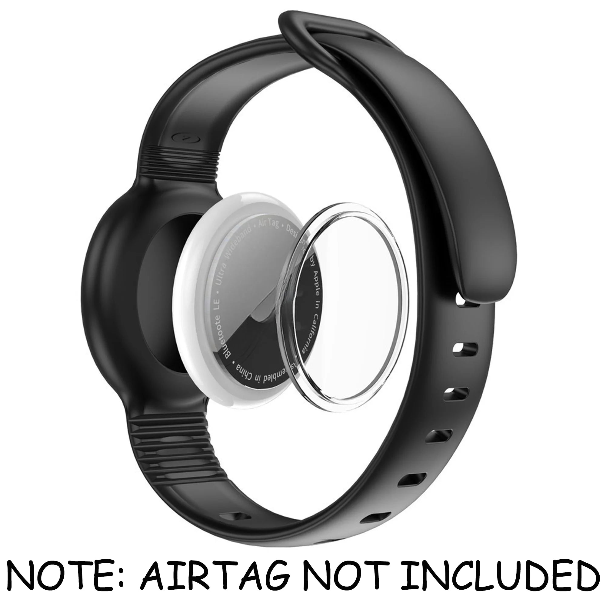 Waterproof Airtag Bracelet for Kids Soft Nylon Hidden Air Tag Wristband Full Cover Lightweight  Band for Toddler Child