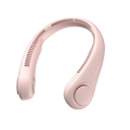 JISULIFE Portable Neck Fan, 4000 mAh Battery Rechargeable,5 Speeds Adjustable,Twistable Hands-Free Bladeless Neckband for Sports