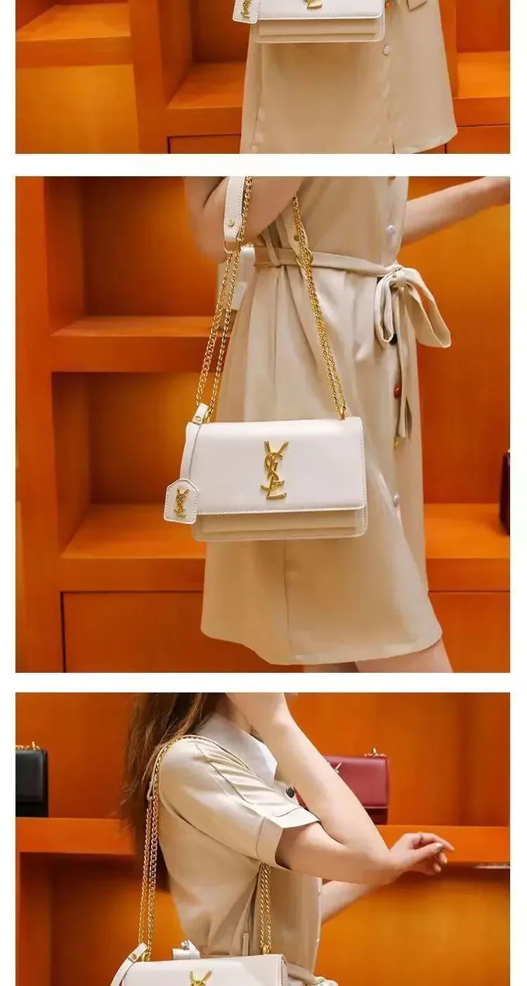2026 new women's shoulder messenger bag big brand with the same fashion chain bag versatile