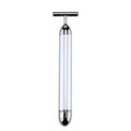 24k Gold Face Lift Roller Vibration Slimming Massager Facial Stick Facial Beauty Skin Care T Shaped Vibrating Massager