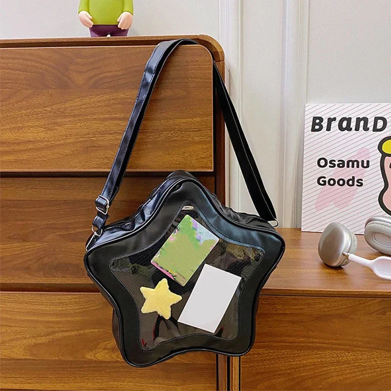 Creative Women's Ita Bag,original Cute Kawaii Ita Backpack,apple Five Pointed Star Street Fashion Harajuku Girl Crossbody Bag