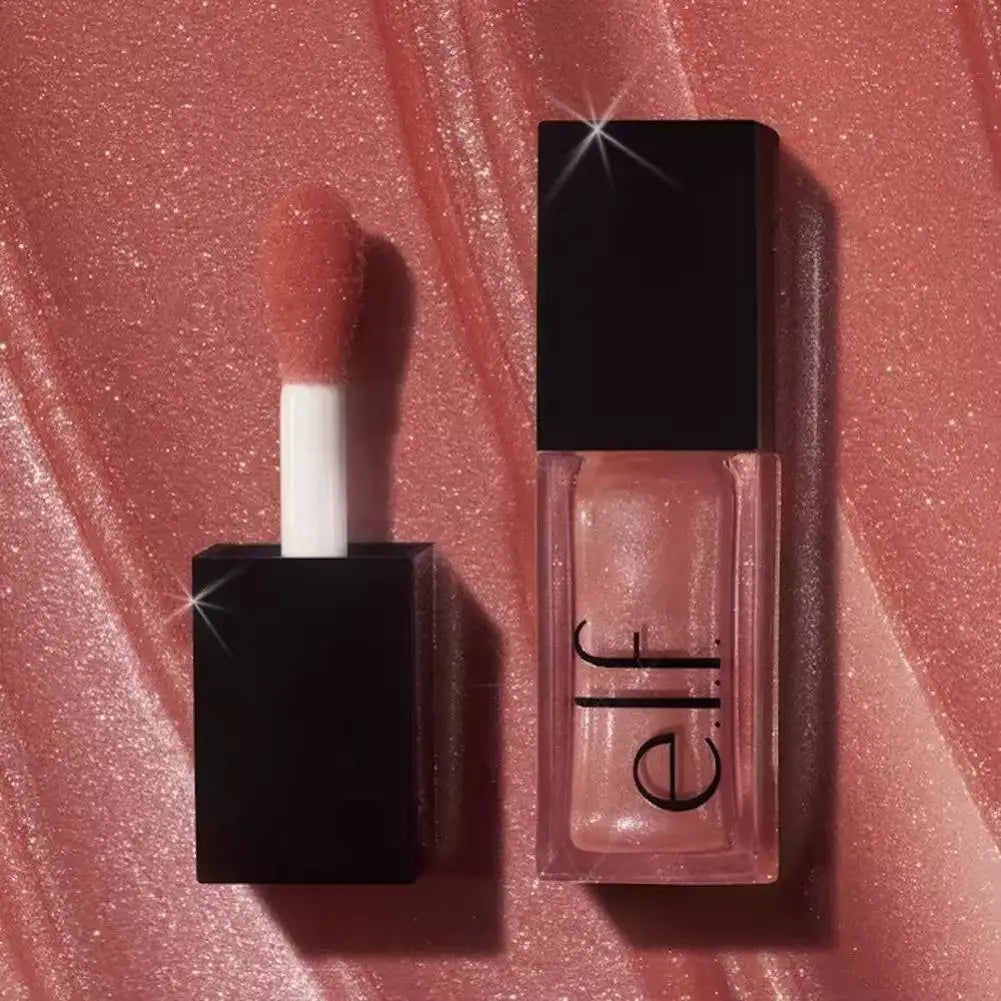 Glow Reviver Lip Oil High Shine Pearl Lip Glaze Glitter Moisturizing, Quick-Drying Non-staining Long Lasting