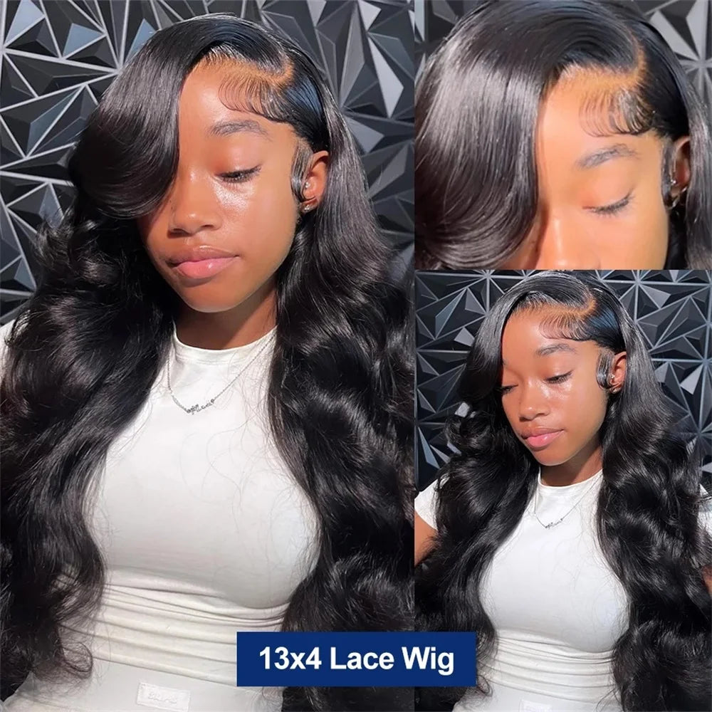 34 32 30In Body Wave Human Hair Lace Frontal Wigs 13x4 13x6 Transparent Lace Front Wig For Women 6x4 5x5 Glueless Wig Human Hair