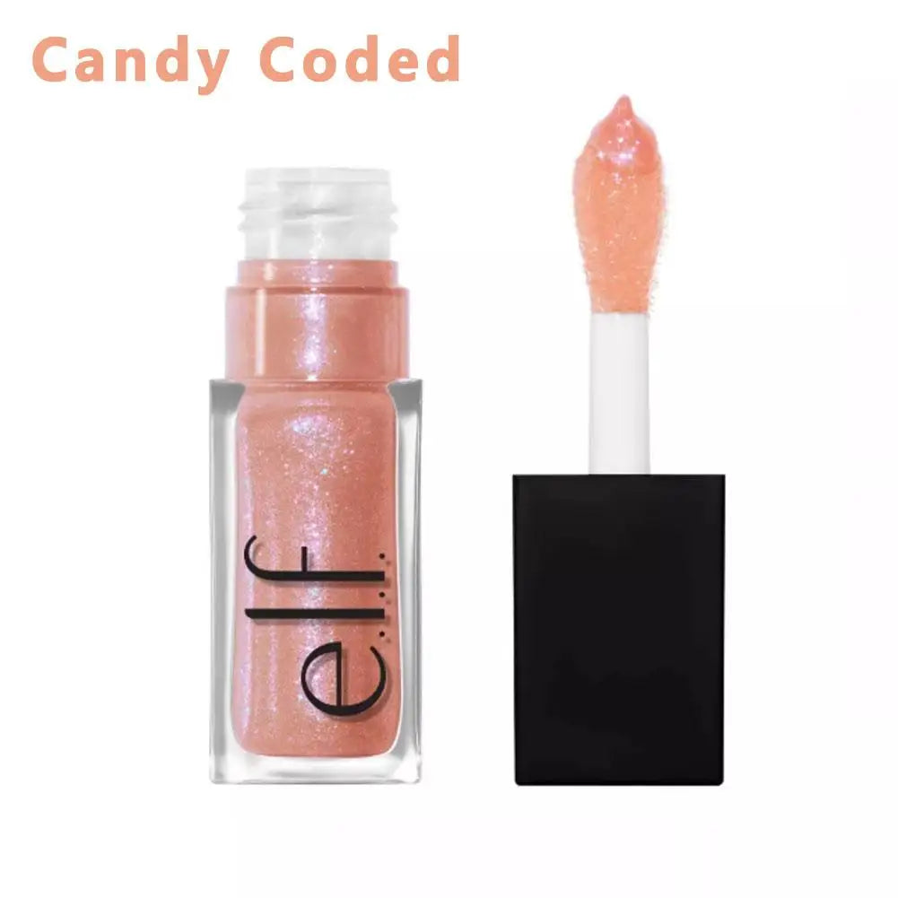 Glow Reviver Lip Oil High Shine Pearl Lip Glaze Glitter Moisturizing, Quick-Drying Non-staining Long Lasting