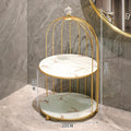 Metal Makeup Organizer Cosmetic Organiser Cosmetic storage Shelf Bathroom Tabletop Organiser Toilet Vanity Organiser Makeup Box