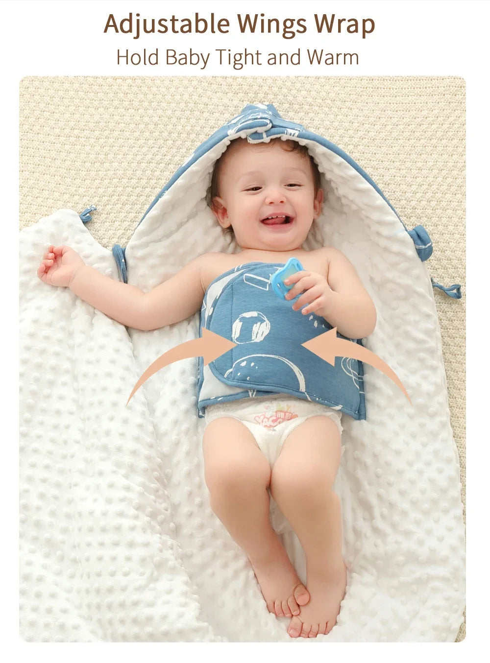 Warm Baby Stroller Sleeping Bag Fleece Prams Footmuff Infant Swaddle Wrap Envelopes For Newborns Baby Blanket 3 Colors Sleepsack