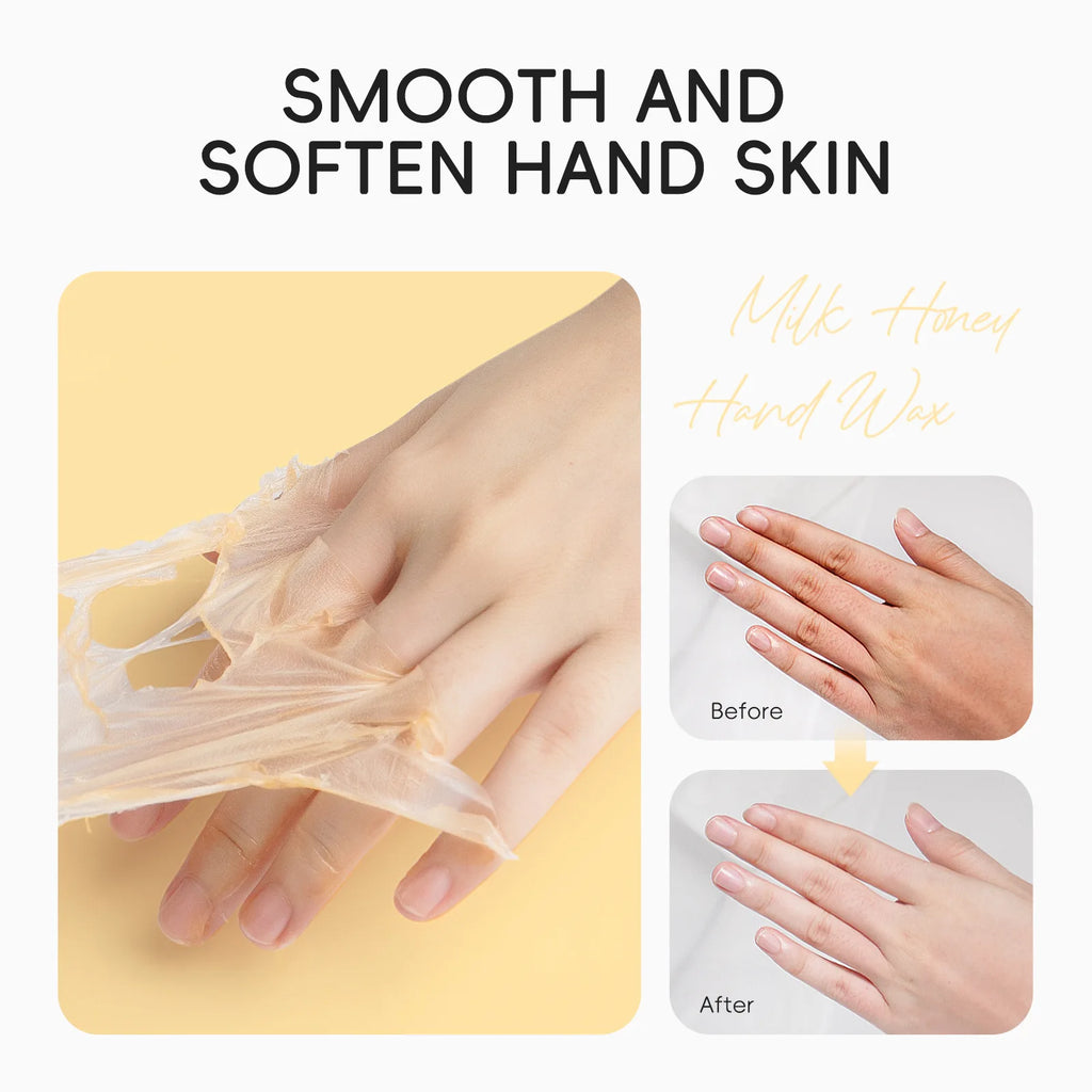 Laikou  Honey Hand Wax Moisturizing Exfoliating  Anti-Aging Hand Exfoliator Scrub Hands  lotion Peeling Masks Skin Care 50g