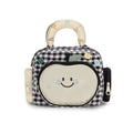 Kabaqoo Cute Apple Ita Bag For Women Y2K Versatile Crossbody Bag PU Leather Shoulder Bag Handbag with Mesh Insert Pad Sweet Handbag Backpack