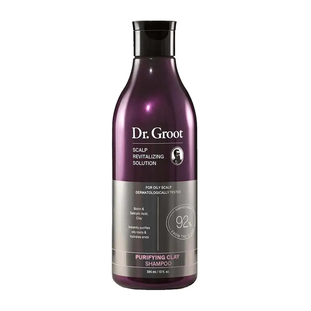 Dr. Groot Scalp Revitalizing Solution Hair Care Set Korean Brand 385ml Purifying Clay Shampoo 250ml Hair Thickening Conditioner