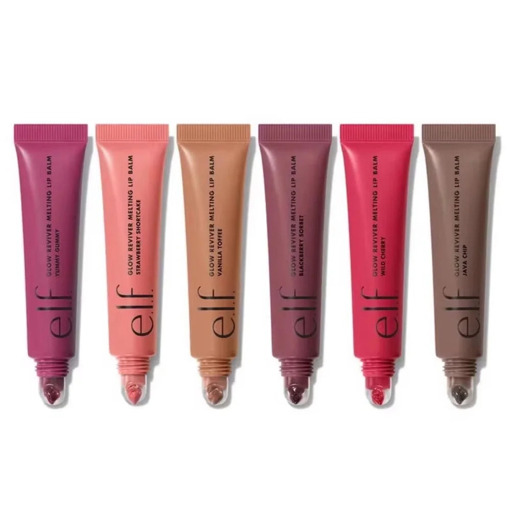 Elf Lip Gloss 6-Colors Lip Balm Optional Lightweight Hydrating Nourishing Repairing Improve Dryness Create Naturally Plump Lips