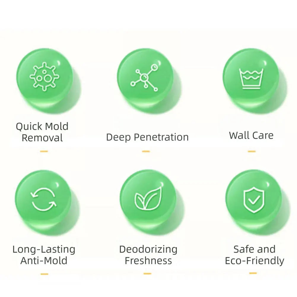 1PCS Highly Effective Removal Spray 240ml Multi-Surface Cleaning Solution Wall Stain Remover Anti Mold Agent For Walls Cleaning