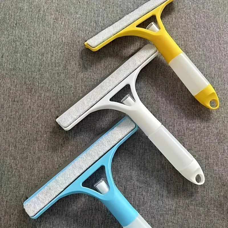 3 In 1 Multi-Purpose Glass Wiper With Scraper And Spray For Spraying  Car Windshield Mirror Cleaning Tools For Washing And Scrap