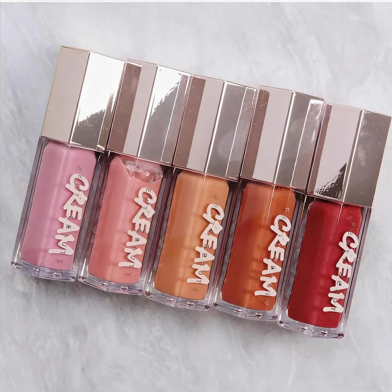 Fenty Beauty Lip Glow Long Lasting Waterproof Moisturizing Shiny Plumping Non-Sticky Glossy Lip Makeup for Daily Party Beauty