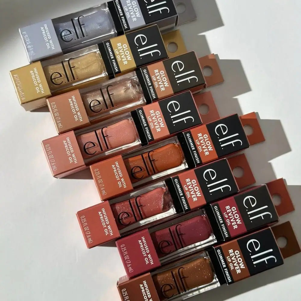 Glow Reviver Lip Oil High Shine Pearl Lip Glaze Glitter Moisturizing, Quick-Drying Non-staining Long Lasting
