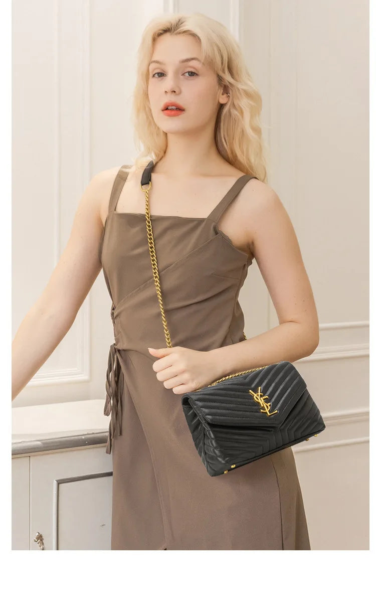 Women's bag 2026 new women's bag chain bag classic versatile fashion messenger shoulder handbag tide