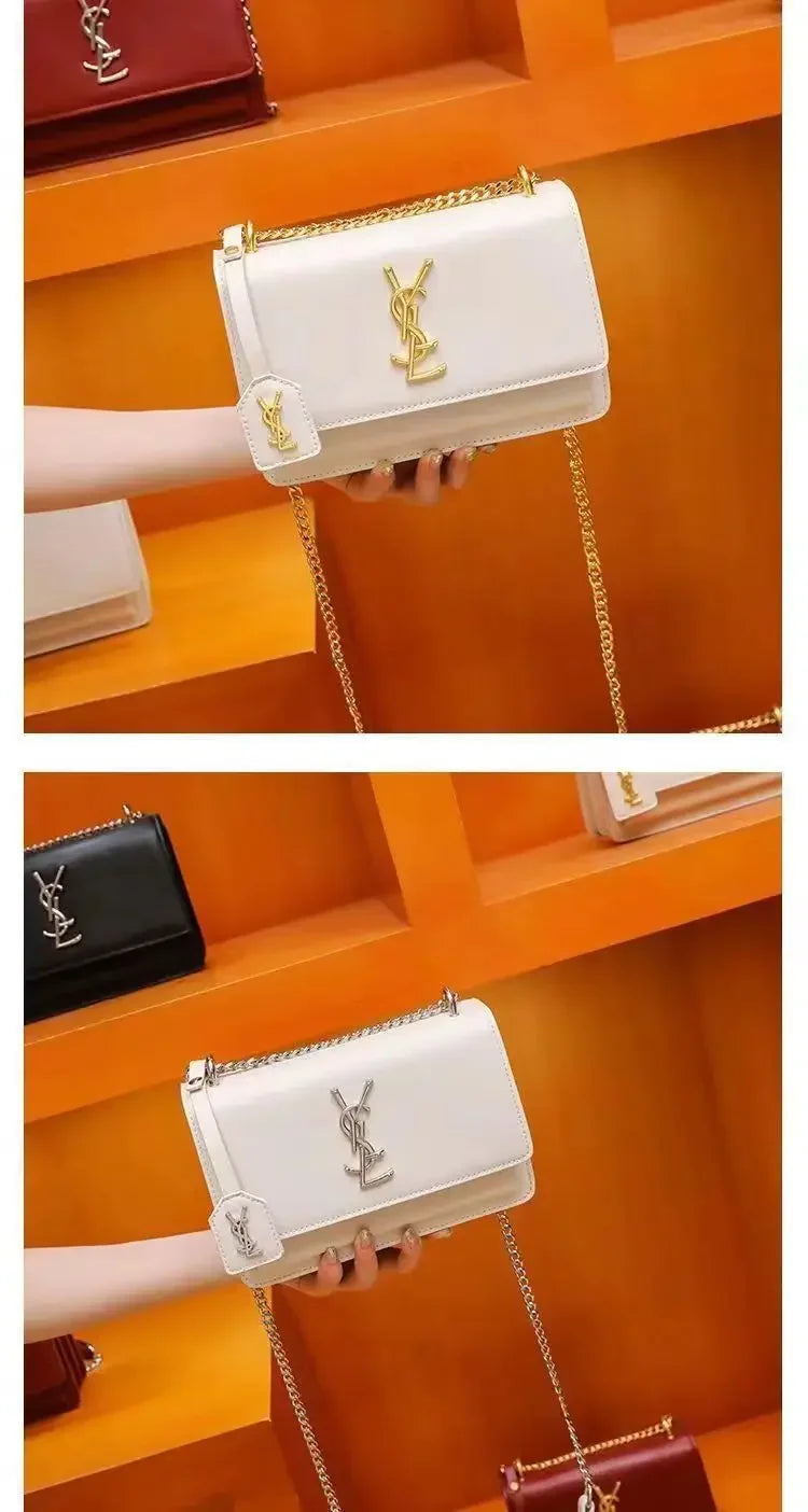 2026 new women's shoulder messenger bag big brand with the same fashion chain bag versatile