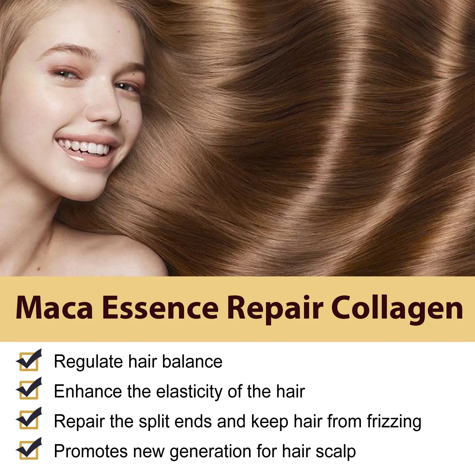Collagen Keratin Hair Mask Oil Control Moisturizer Hair Soft Smooth Frizz Damaged Repair Revitalize Protein Correction Cream
