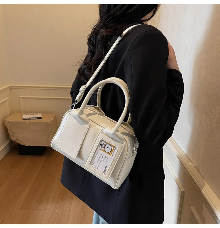 2026 New Y2K Harajuku Shoulder Bag Women Korean Transparent Ita Bag Crossbody Bag Female Japanese Designer Trend Handbag Purse