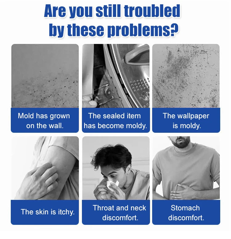 Household Mildew Removal Spray Cleaning Bathroom Wall Renovation Mold & Stain Removal For Bathroom, Office