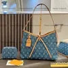 M24423 Purses Designer Bag for Women Totebag 25CM Handbag Soft Leather Crossbody Shoulder Bag Mirror Quality Luxurious Pillow Ba