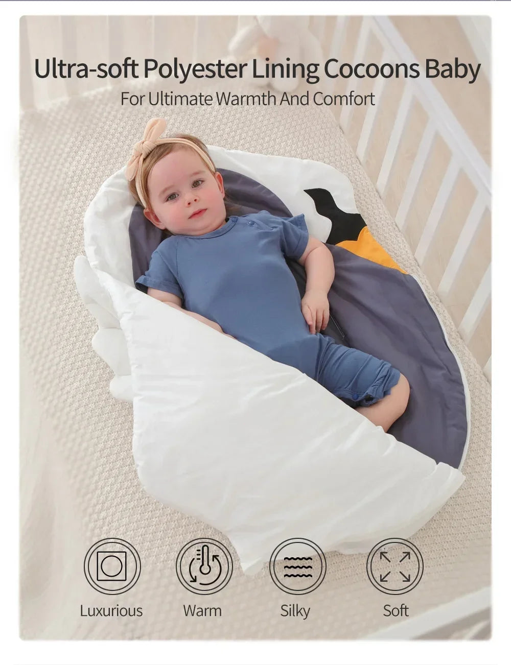 New Baby Stroller Sleeping Bag Newborn Sleeping Bags Thicken Baby Envelope Cotton Swaddle Footmuff Kids Sleepsack Infant Sacks
