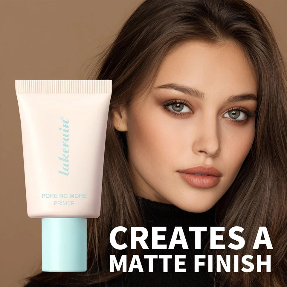 Pore No More Primer Base Makeup Matte Finish Primer Water & Sweat Resistant Long Lasting Oil Control won't cause acne Cosmetics