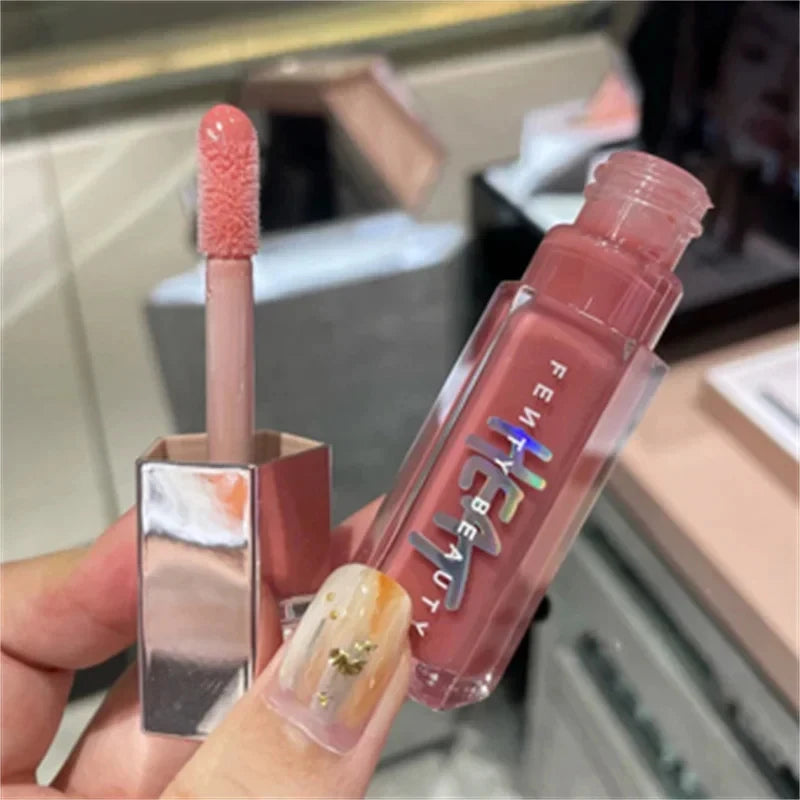 Fenty Beauty Lip Glow Long Lasting Waterproof Moisturizing Shiny Plumping Non-Sticky Glossy Lip Makeup for Daily Party Beauty