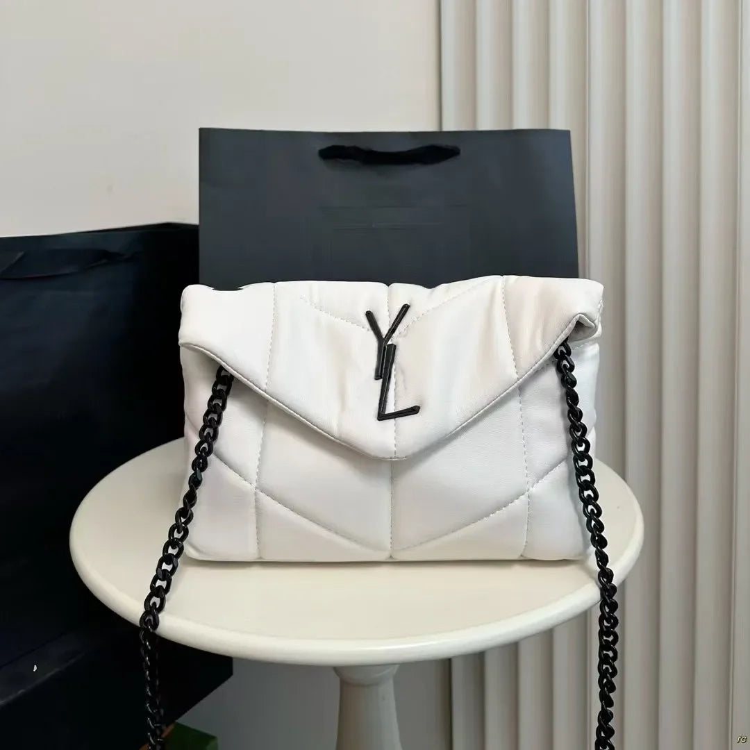 Designer Shoulder Luxury Woman Fashion Handbag Classic Womens Printed Retro Sweet Outdoors Purse Underarm Bag yslbags yslcross b