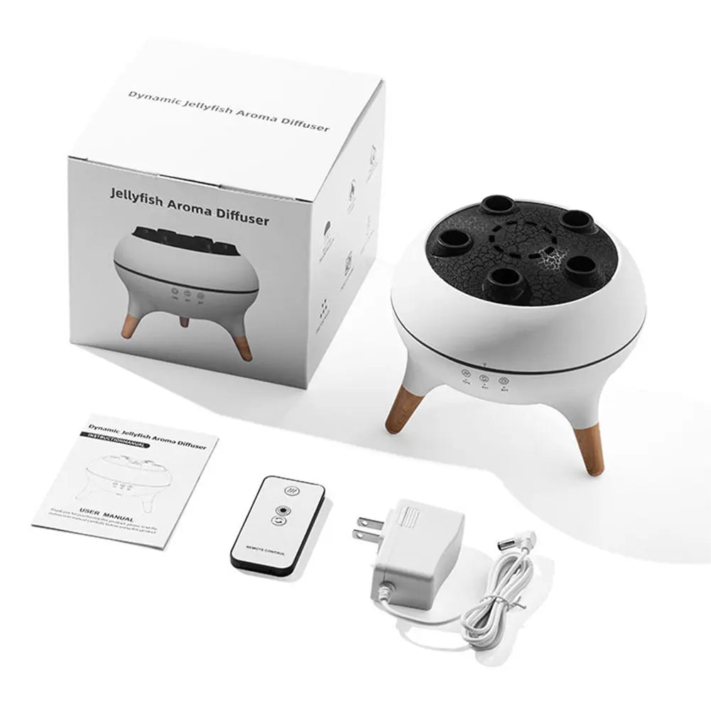 Dynamic Jellyfish Air Humidifier with Colorful Night Lights Cool Mist Humidifier Air Diffuser Humidifier for Home Office Bedroom
