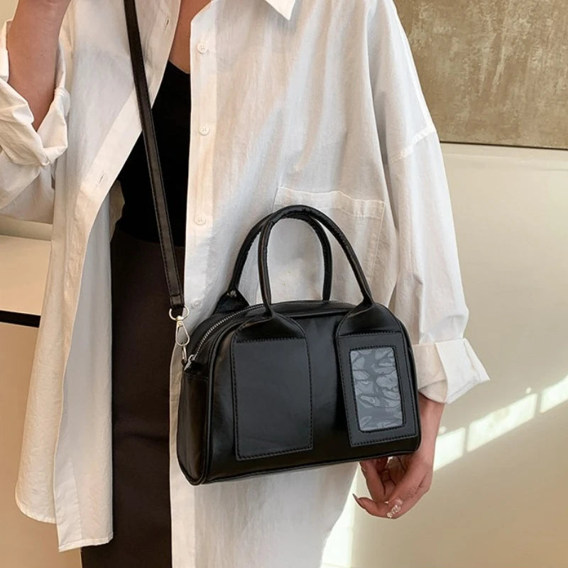 2026 New Y2K Harajuku Shoulder Bag Women Korean Transparent Ita Bag Crossbody Bag Female Japanese Designer Trend Handbag Purse