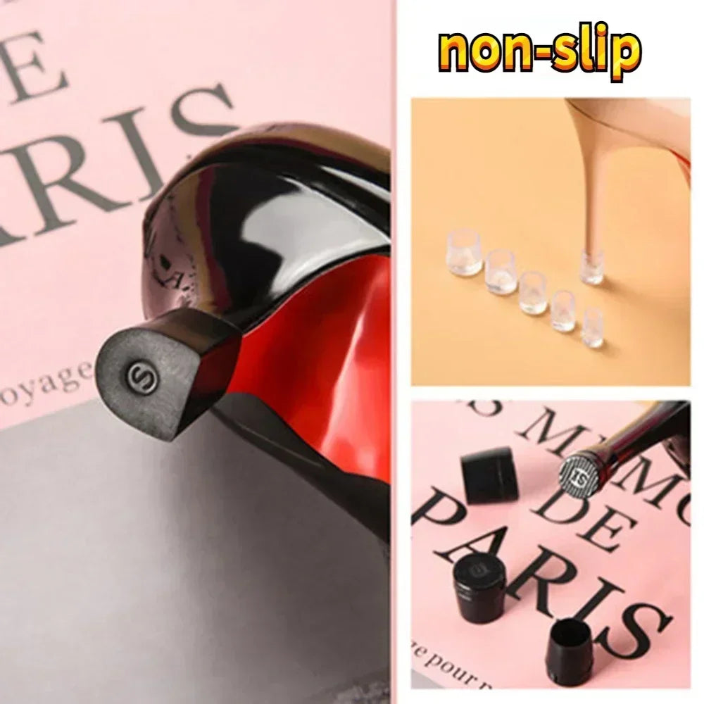 1PAIR Silicone High Heel Protectors Stoppers Latin Stiletto Dancing Covers Antislip High Heeler Bridal Wedding Shoes Accessories