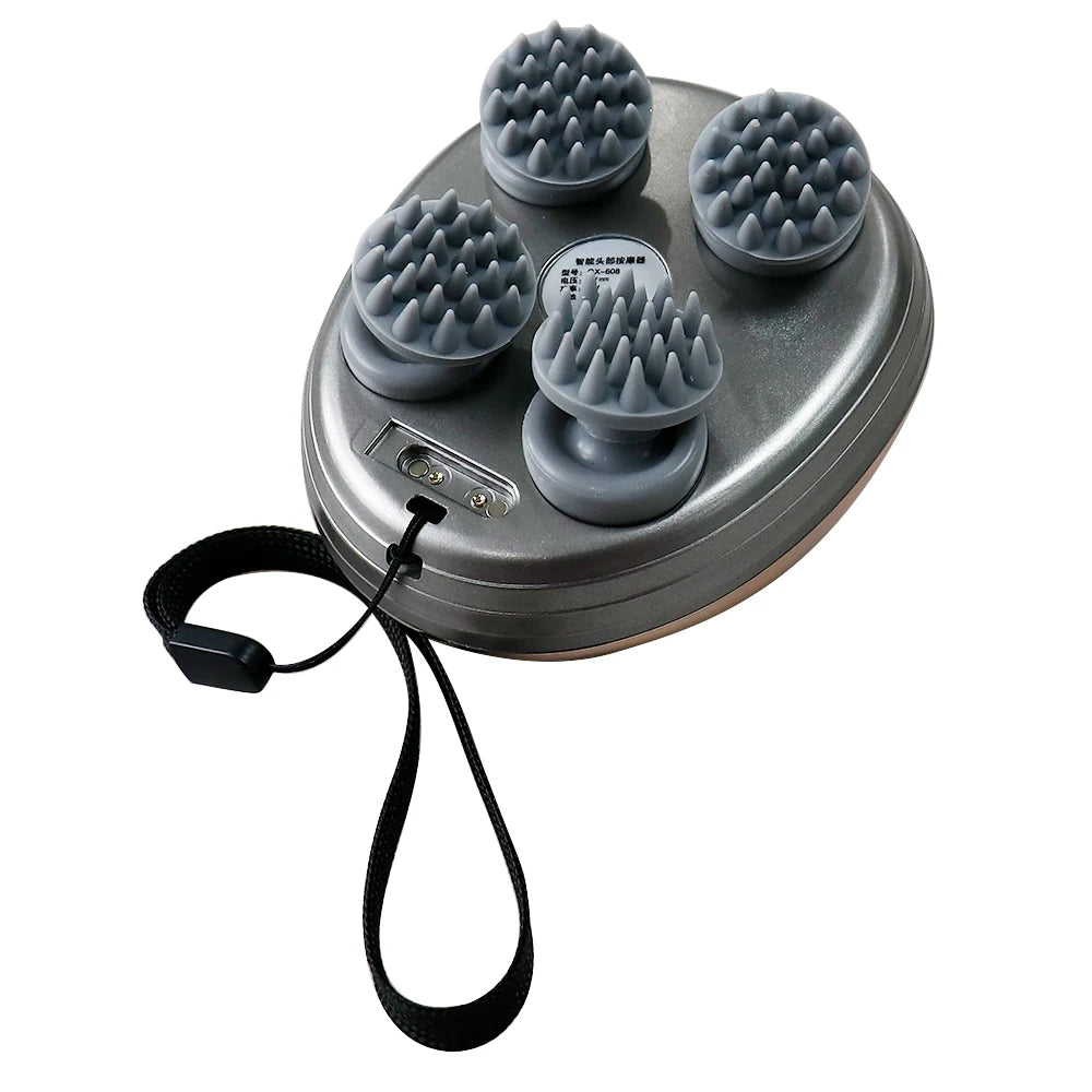 Electric Scalp Vibration Head Massager Device Relax Muscles Kneading Massage Stimulate Blood Circulation and Banish Weariness