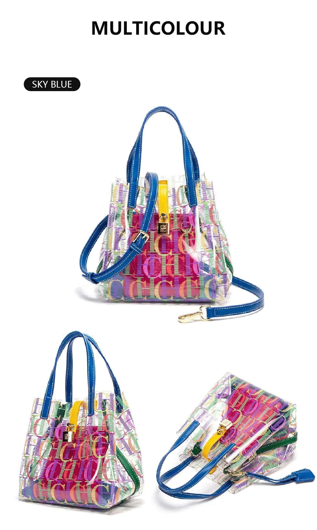 CH Women's Bucket Bag High Quality Sense Fashion Large Capacity Ladies Handba Beach Holiday Mother Bag Casual Versatile Premium